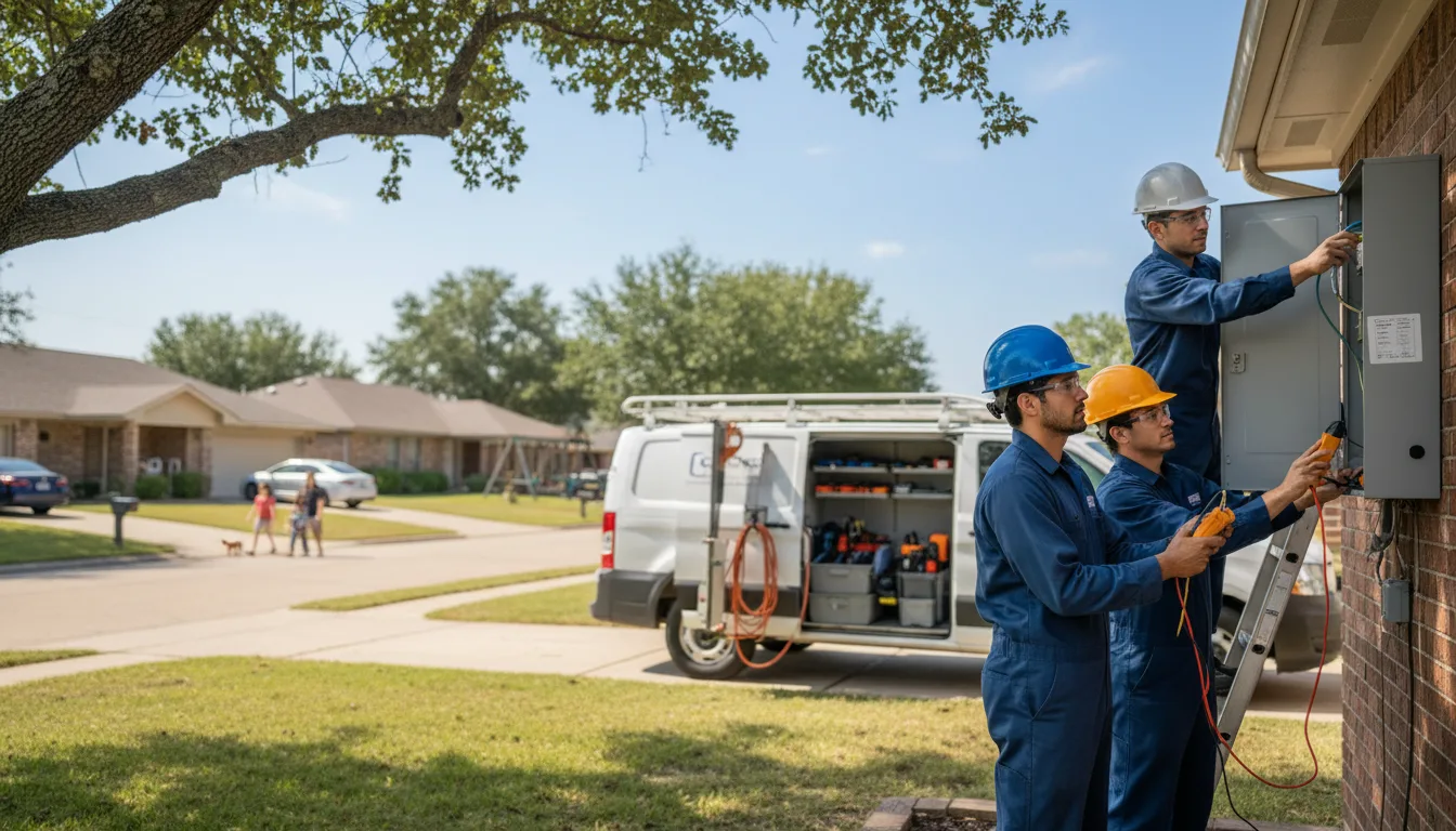 Certified electrician providing emergency electrical services in Lineville, AL